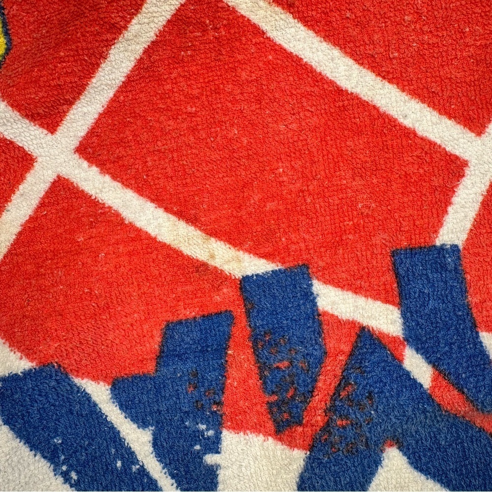 Superman Graphic Towel 1990's Superman Beach Towel RARE - Picture 8 of 12